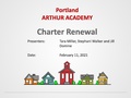 Portland Arthur Academy Charter Renewal Presentation