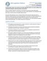 Draft 2019 Legislative Platform