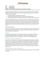 PPS CCCRP Activities and Targets Memo