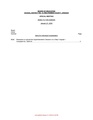 Index to the Agenda - Item for Individual Consideration