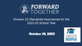 Division 22 Assurances for 2022-23