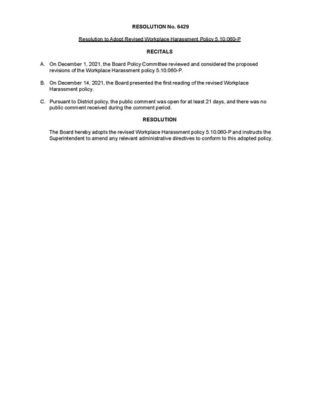File:Resolution 6429 -Adoption of revised Workplace Harassment Policy (fdaacddcec935711).pdf
