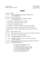 Agenda